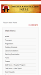 Mobile Screenshot of dakotakarate.ca